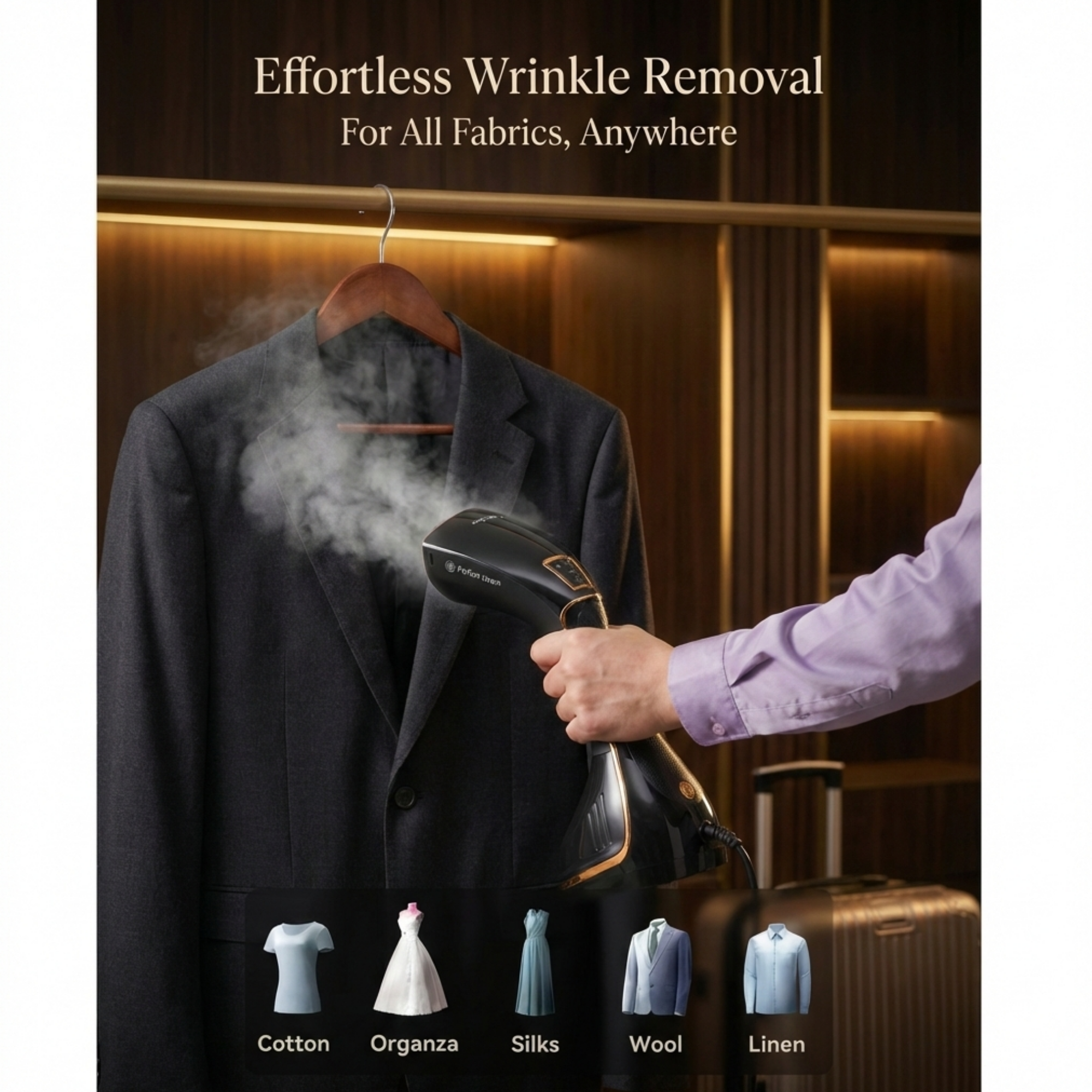 EA7727CGS Portable Garment Steamer Pro