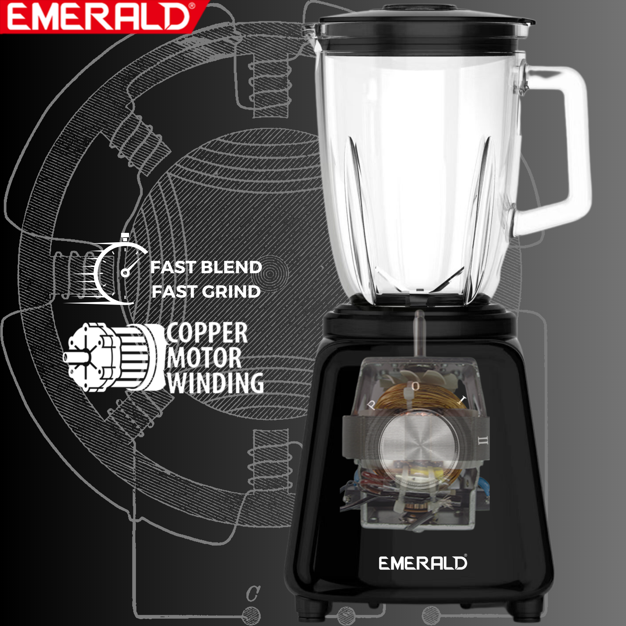 EK732MBG Blender & Grinder