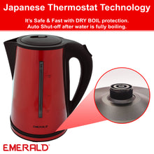 Load image into Gallery viewer, EK1725KG Imperial Red 1.7 Litre Electric Kettle

