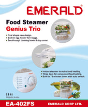 Load image into Gallery viewer, EA402FS 3 Tier/Level Food Steamer
